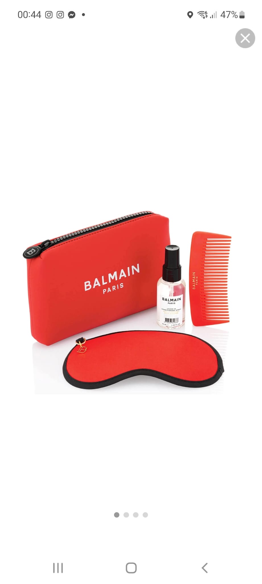 Balmain Limited Edition Cosmetic Bag Red Team Leo Restyling